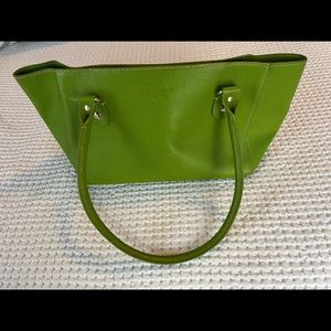 Kate Spade green leather bag